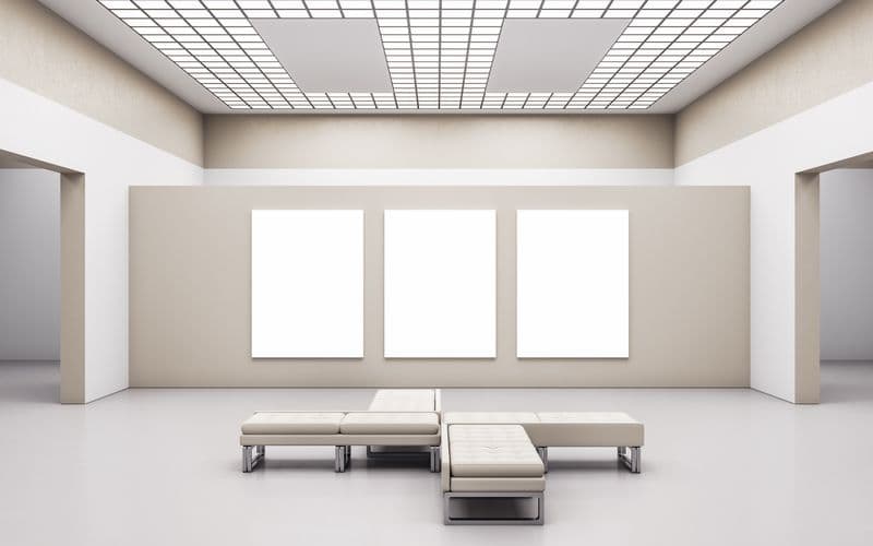empty art gallery