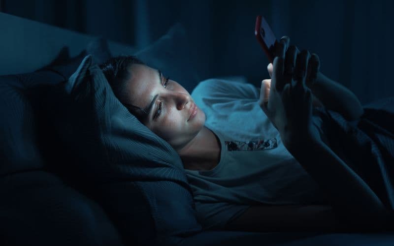 a lonely person chatting with ai