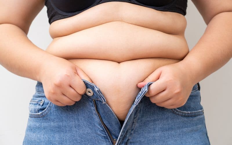 overweight person