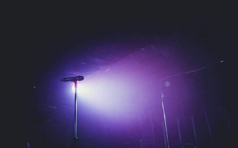 empty concert stage